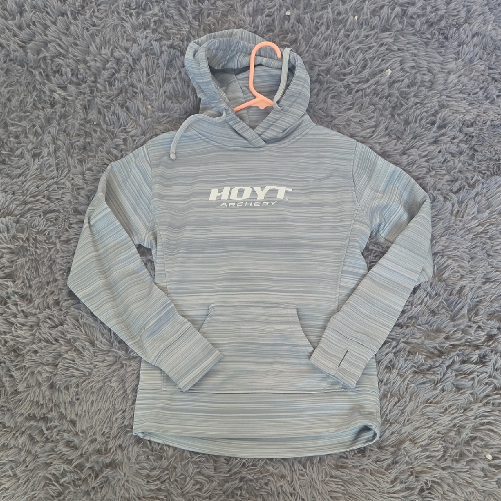 Hoyt Archery Blie Striped Hoodie
